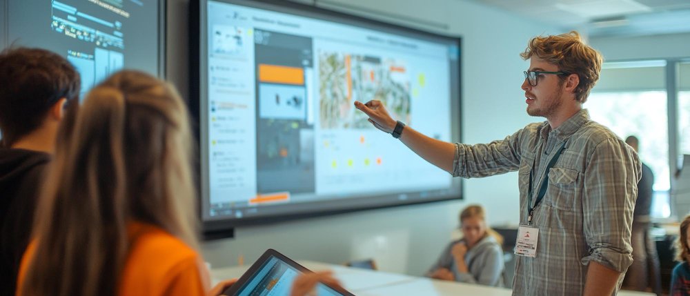 129569 105 inch Evota Interactive Flat Panel